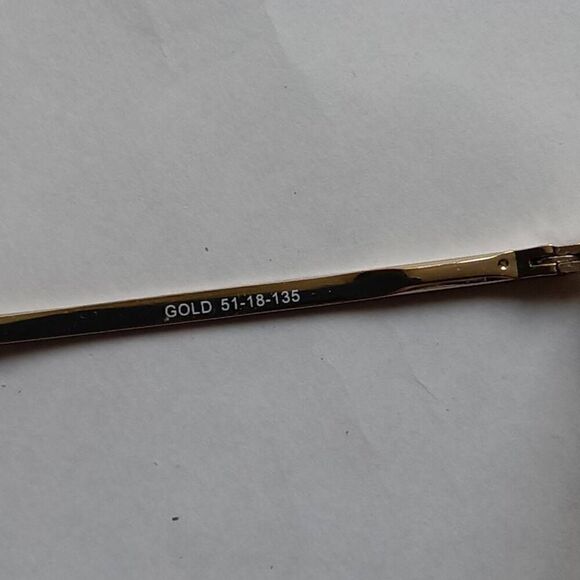 Bella Italia 245 51-18-135 Metal Frame Gold Eyeglass - Picture 6 of 9